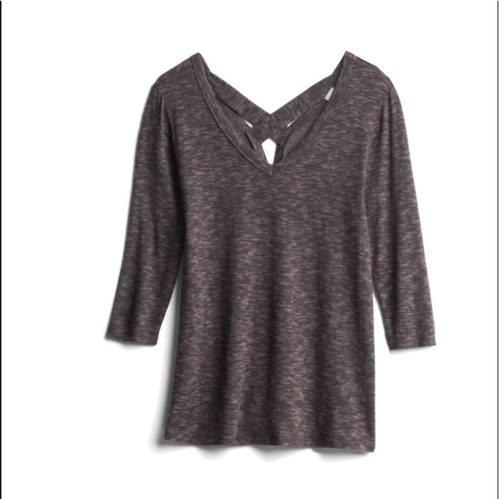Kaileigh Luciana criss cross strap detail knit sweater
